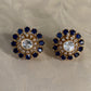 AD Blue Studs | Indian Earrings in USA