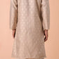 Elegant Beige Kurta Pajama Set