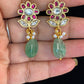 Kundan Flower Earrings | Indian Jewelry in USA