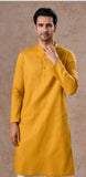 Radiant Mustard Cotton Kurta Pajama