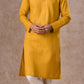 Radiant Mustard Cotton Kurta Pajama