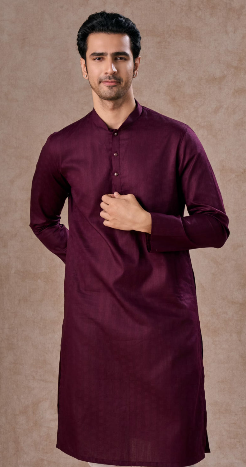 Wine Majesty Kurta Pajama