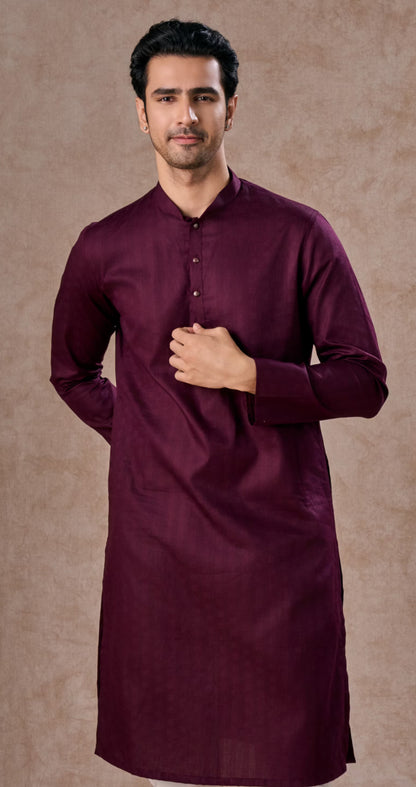 Wine Majesty Kurta Pajama