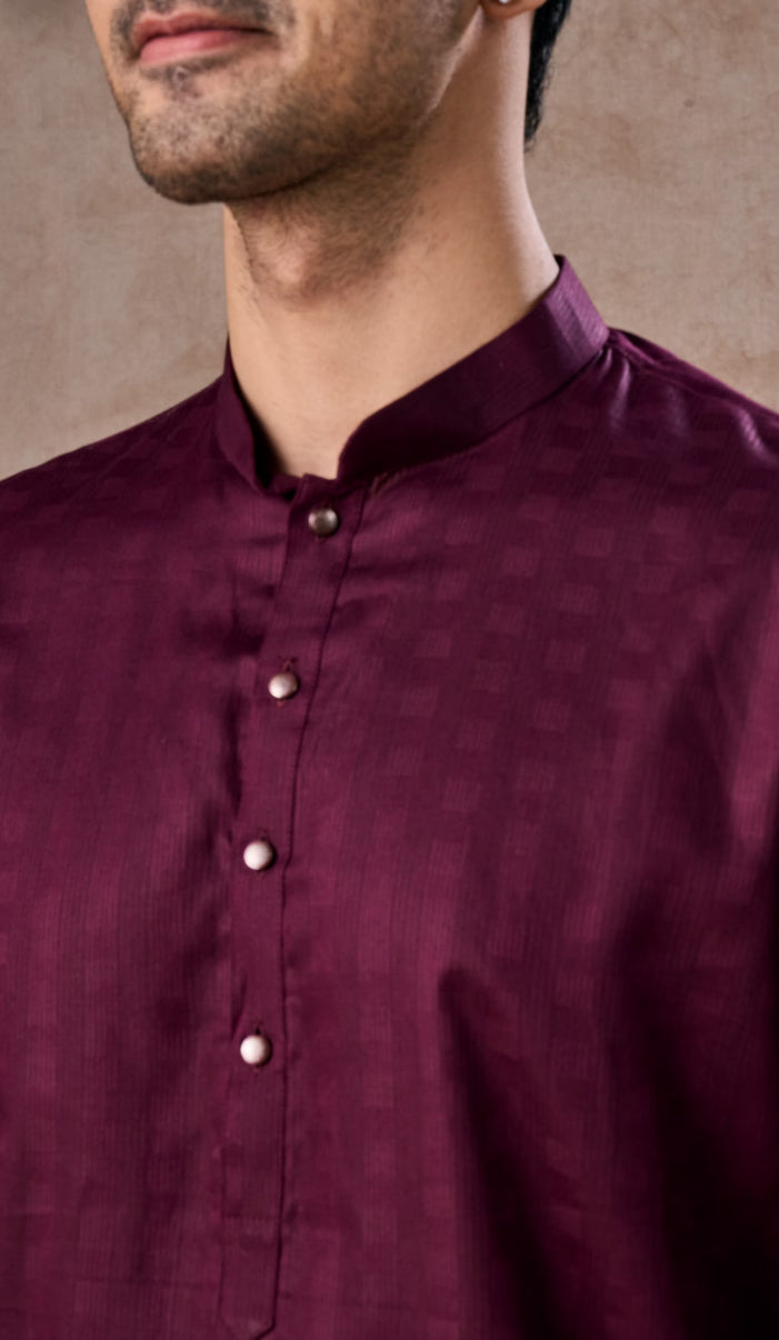 Wine Majesty Kurta Pajama