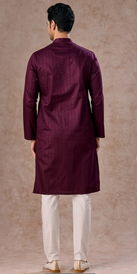 Wine Majesty Kurta Pajama