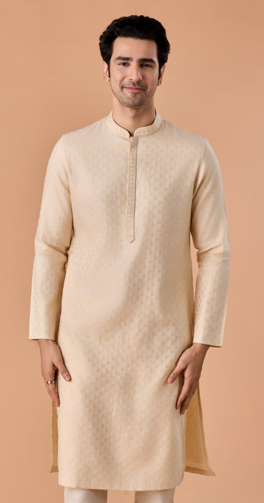Beige Elegance Kurta Pajama