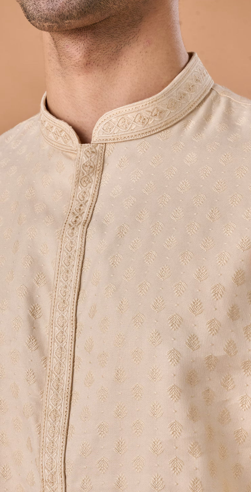 Beige Elegance Kurta Pajama