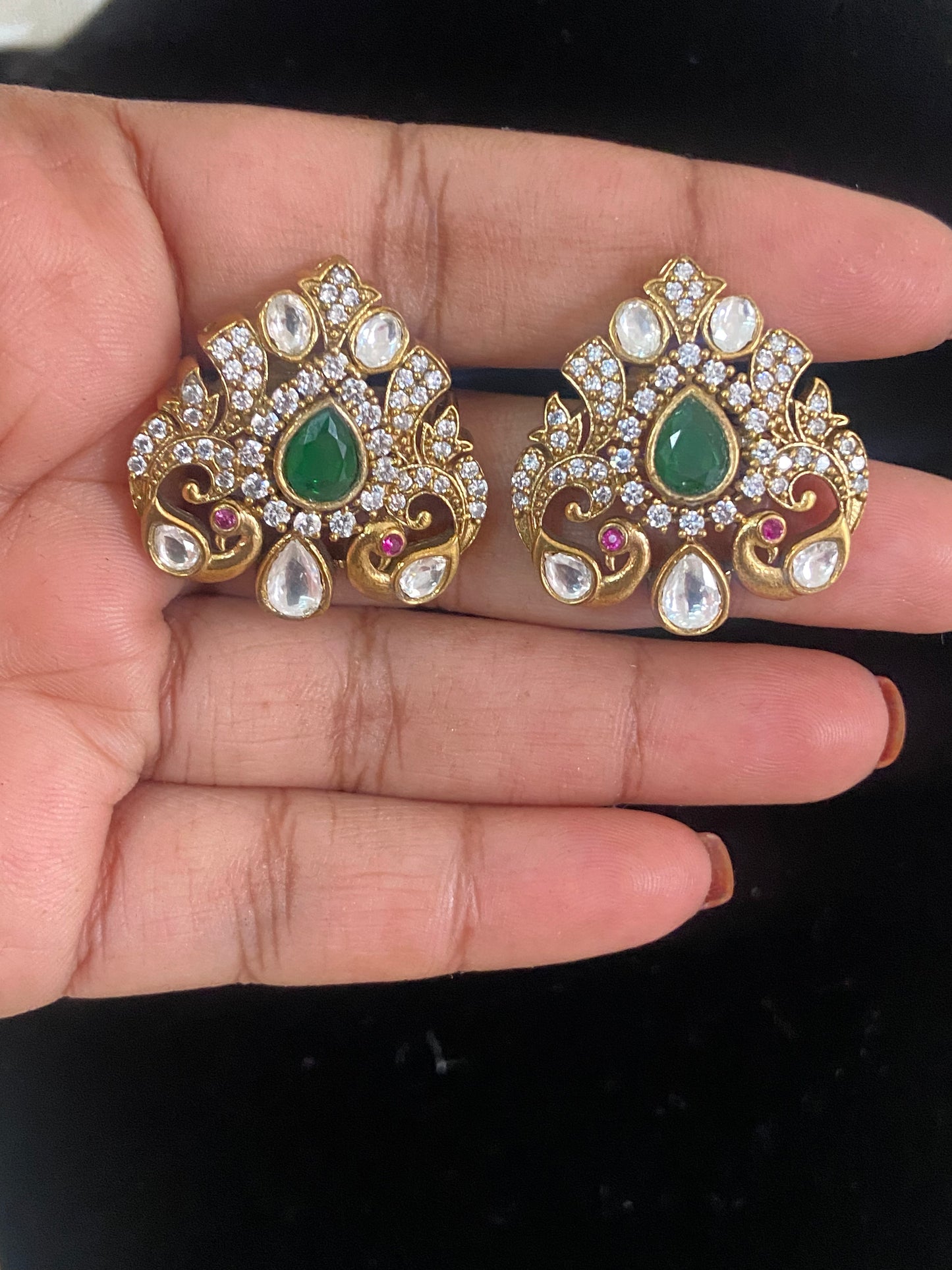 Victorian ad Studs | Indian Jewelry In USA