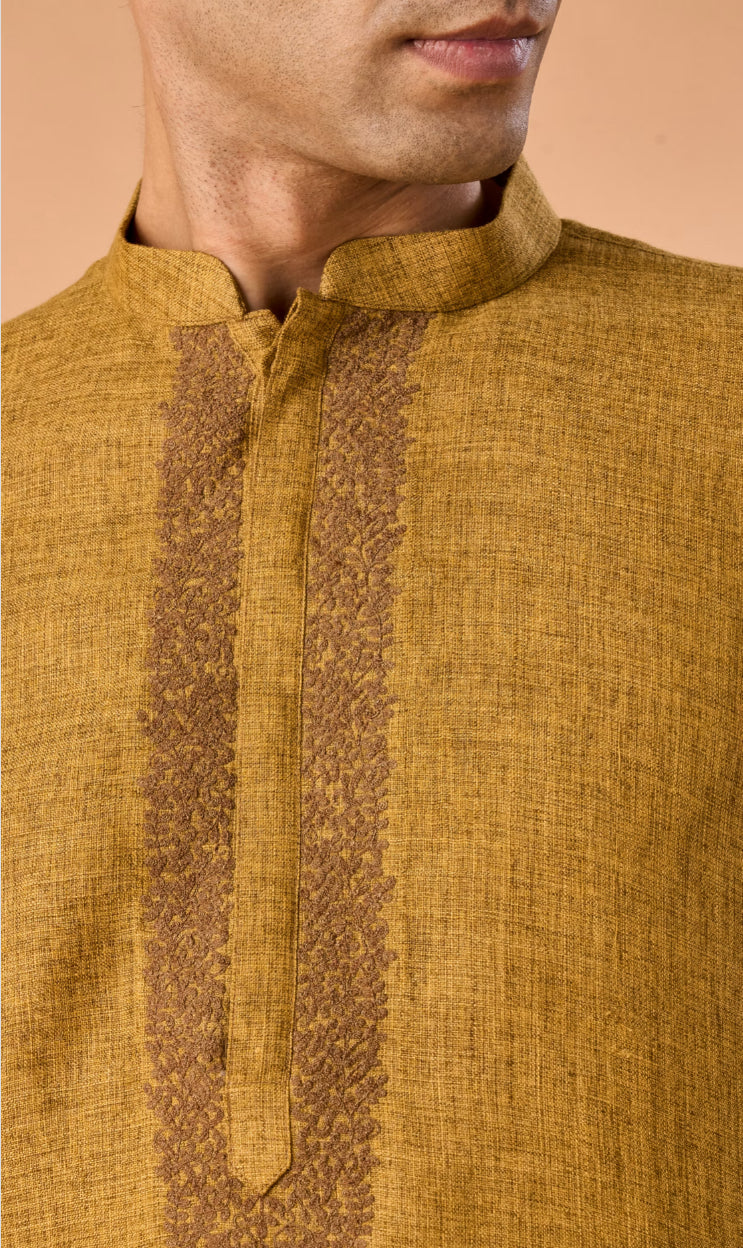 Mehndi Green Radiance Kurta Pajama