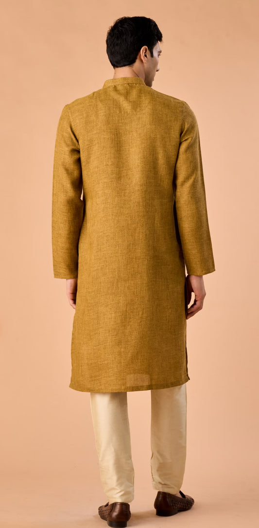 Mehndi Green Radiance Kurta Pajama | Men Ethnic Wear | Indian Traditional Wear