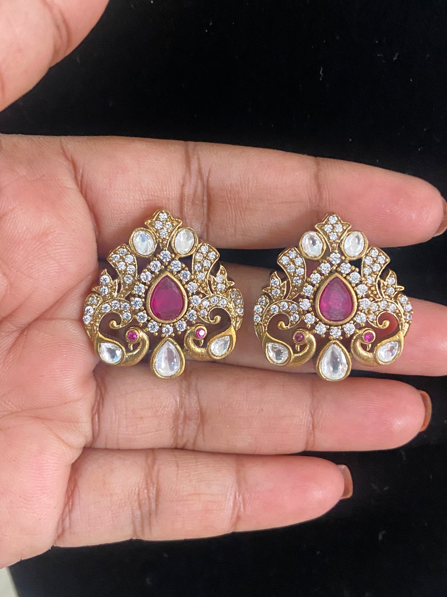 Victorian ad Studs | Indian Jewelry In USA