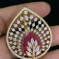 Beautiful AD Pendant With Studs | Latest Indian Jewelry