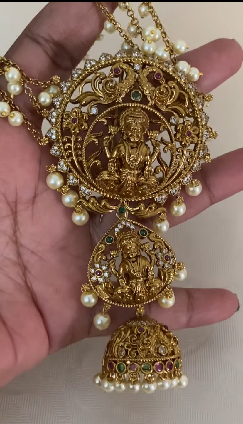 Antique Pearl Hair Accessories | Traditional Indian Jewelry