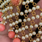 Pearl Coral Rose Choker Set | Indian Jewelry In USA