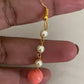 Pearl Coral Rose Choker Set | Indian Jewelry In USA