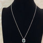 CZ Pink Pendant Simple Chain With Studs | Indian Jewelry In USA