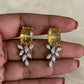 Rhodium AD Earrings | Indian Earrings In USA