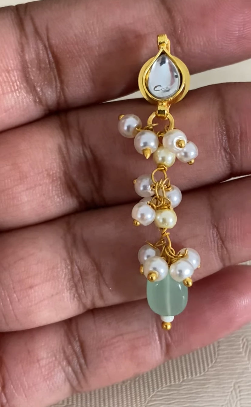 Pearl Kundan Choker Set | Indian Jewelry In USA