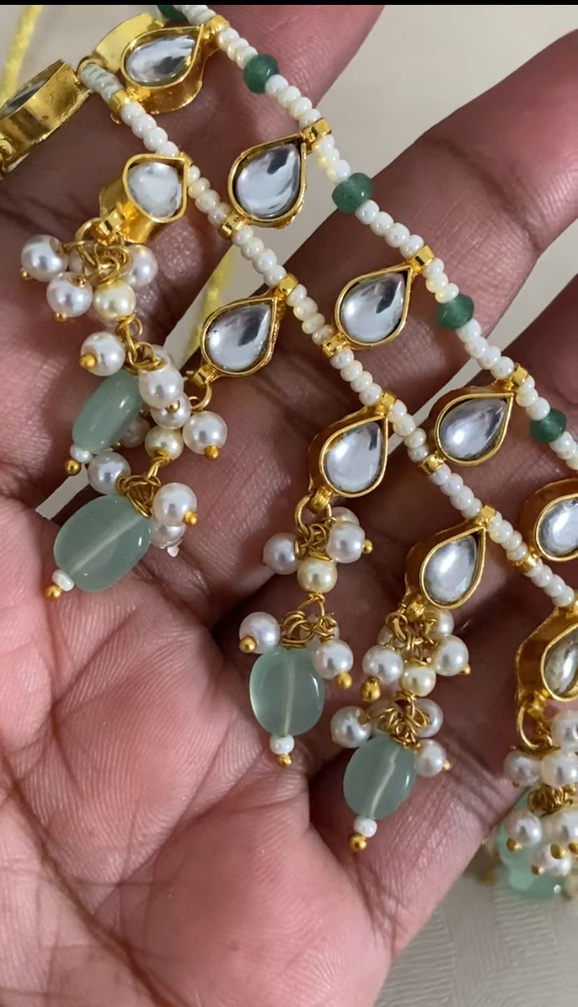 Pearl Kundan Choker Set | Indian Jewelry In USA