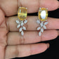Rhodium AD Earrings | Indian Earrings In USA