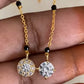 AD Pendant Antique Mangalasutra | Indian Black Beads Necklace