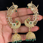 AD Peacock Jumki Ear Cuffs | Traditional Indian Jewelry In USA