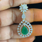 AD Emerald Bridal Necklace Set | Latest Indian Jewelry