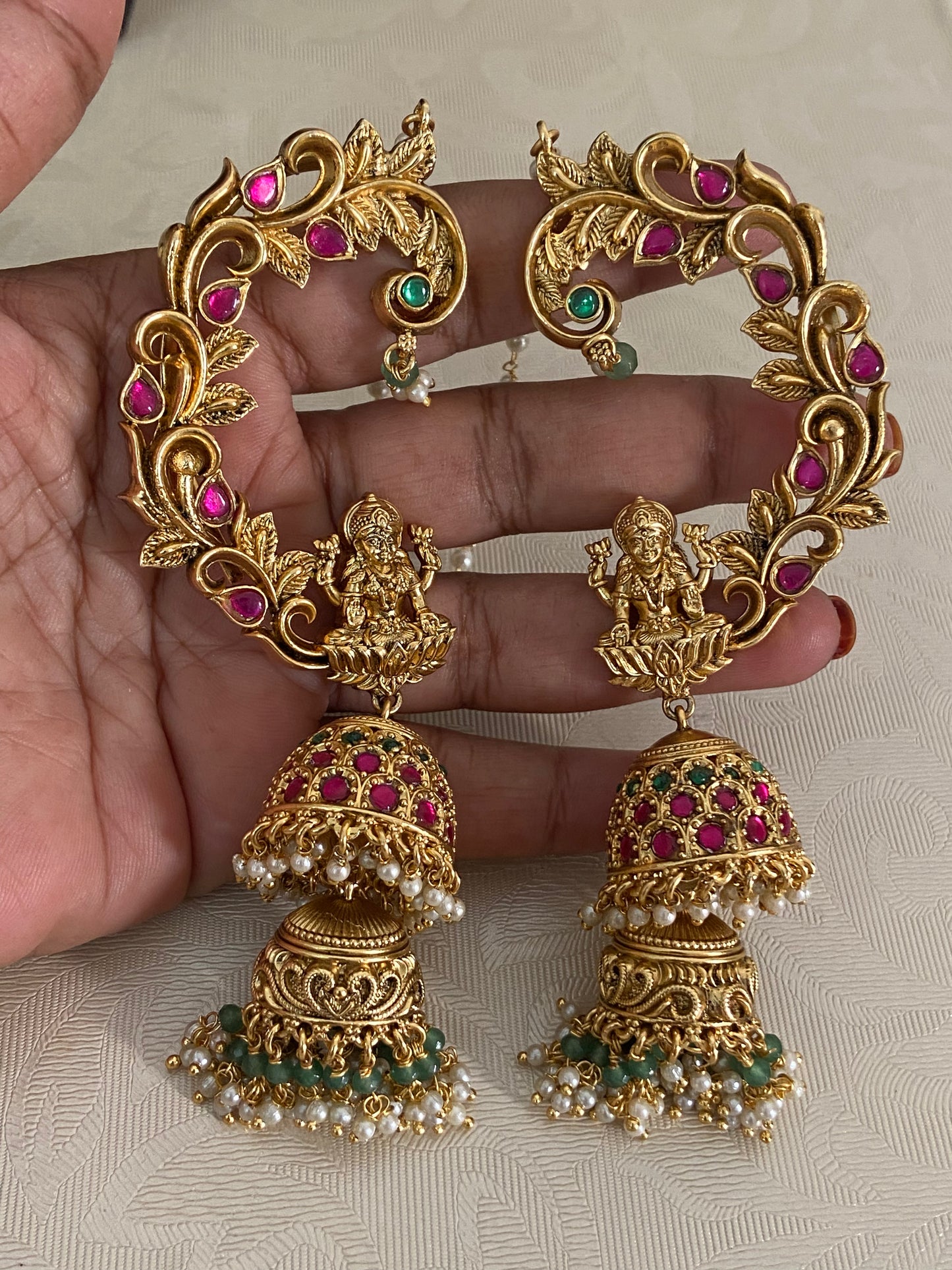 Antique Traditional Jumki Ear Cuff | Latest Jewelry