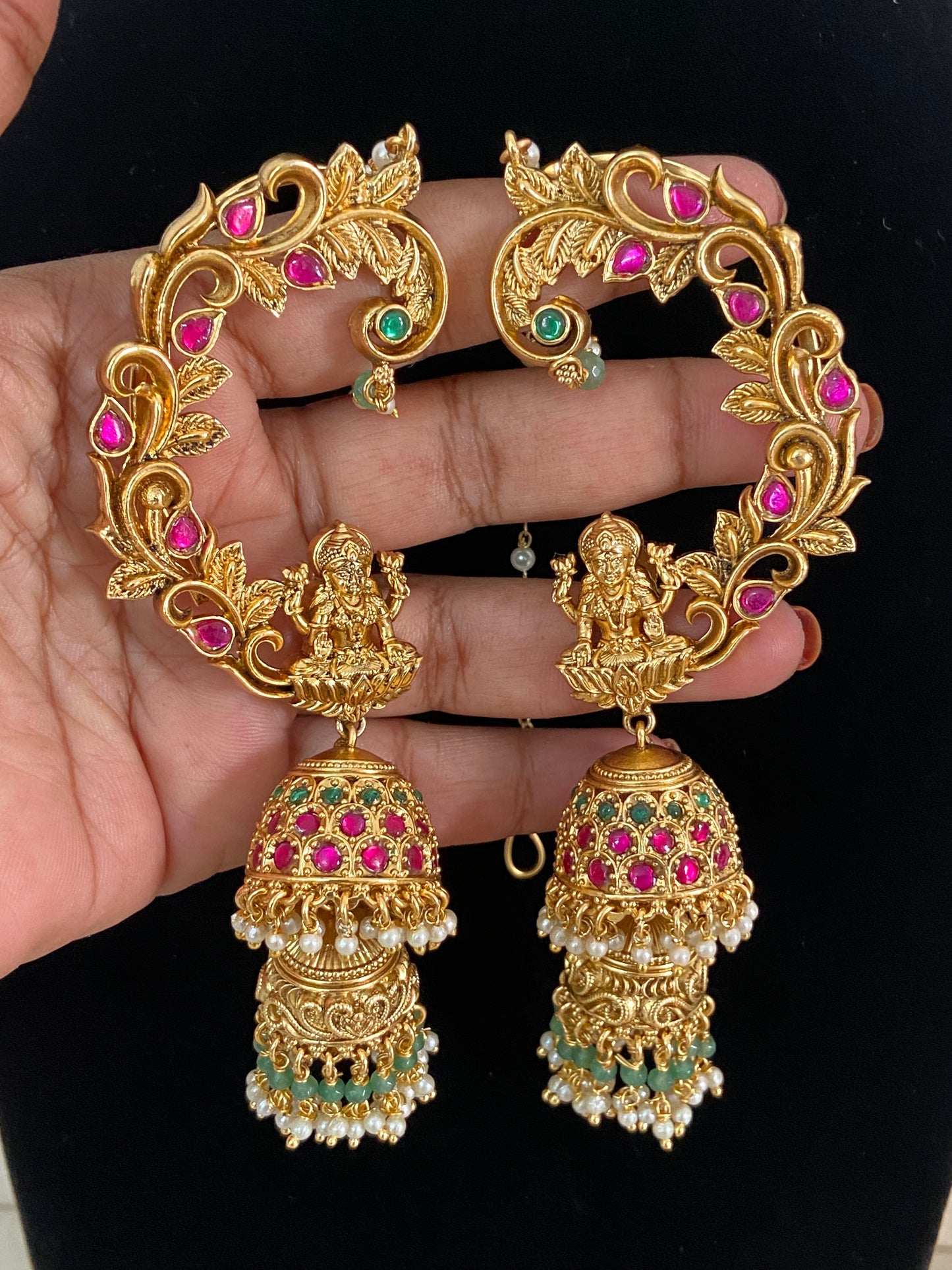 Antique Traditional Jumki Ear Cuff | Latest Jewelry