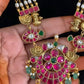 Jadau Kundan Pendant Beads Necklace | Latest Indian Jewelry In USA
