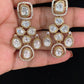 Mehandi Plating Polki Kundan Earrings | Indian Jewelry In USA