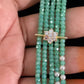 Premium Beads CZ Side Pendants Mala | Indian Jewelry In USA