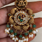 Antique Temple Lakshmi Necklace Set | Traditional South Indian Jewelry