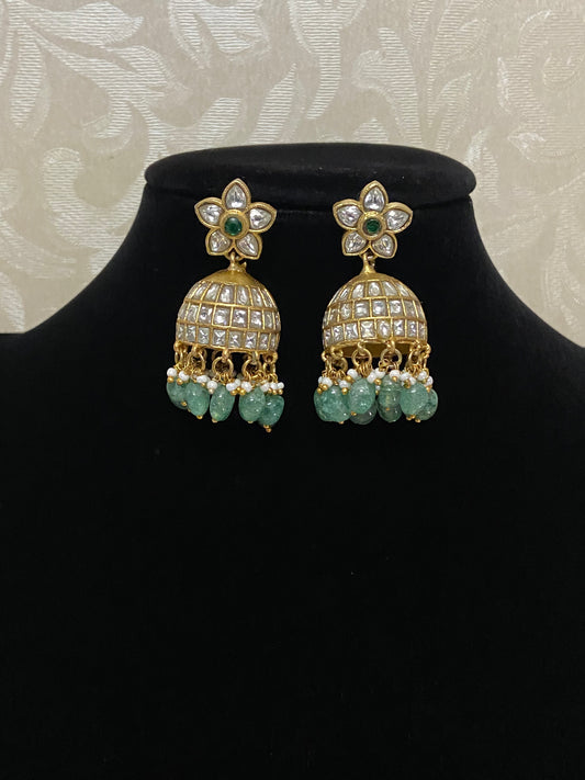 Jadau Kundan Jumkis | Indian Jewelry In USA