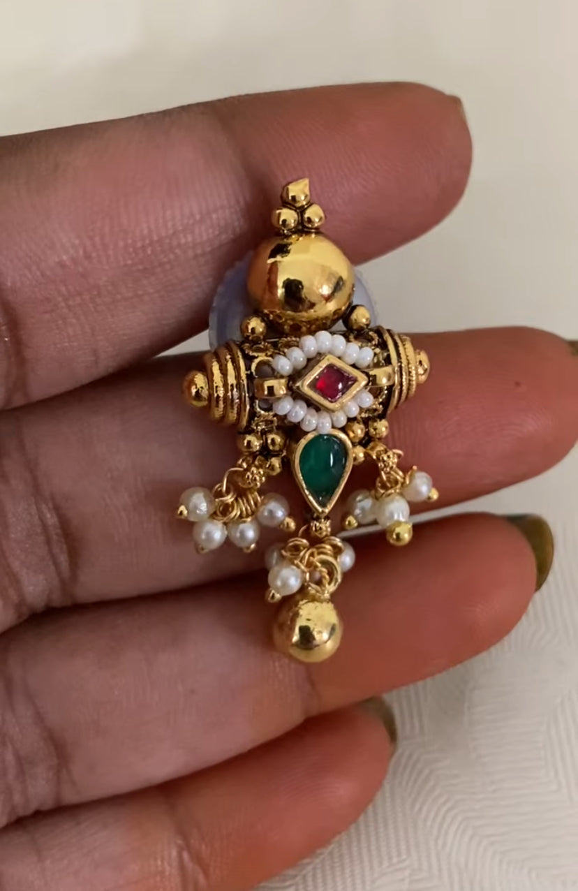 Antique Kundan Necklace Set | Traditional Indian Jewelry In USA