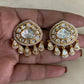 Moissanite Polki Earrings | Indian Jewelry In USA | Gift Idea