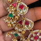 Ahamadabadi Kundan Necklace Set | Handmade jewelry | Indian jewelry in USA