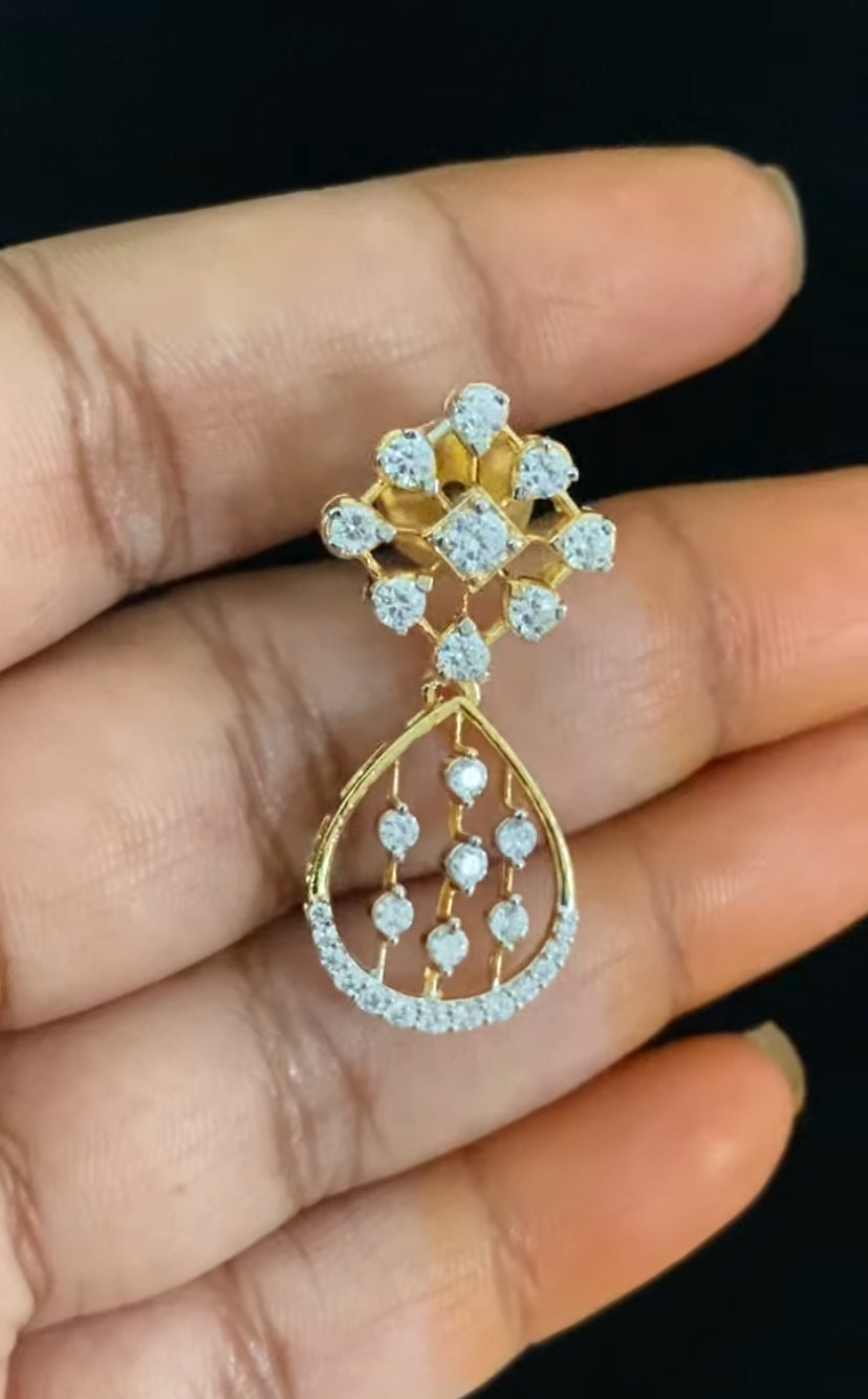 AD Simple Necklace Set | Indian Jewelry In USA