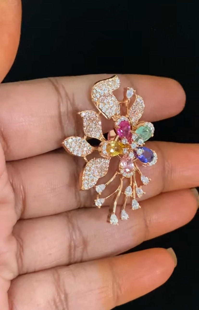 AD Multi Color Studs | Indian Jewelry In USA | Gift Idea