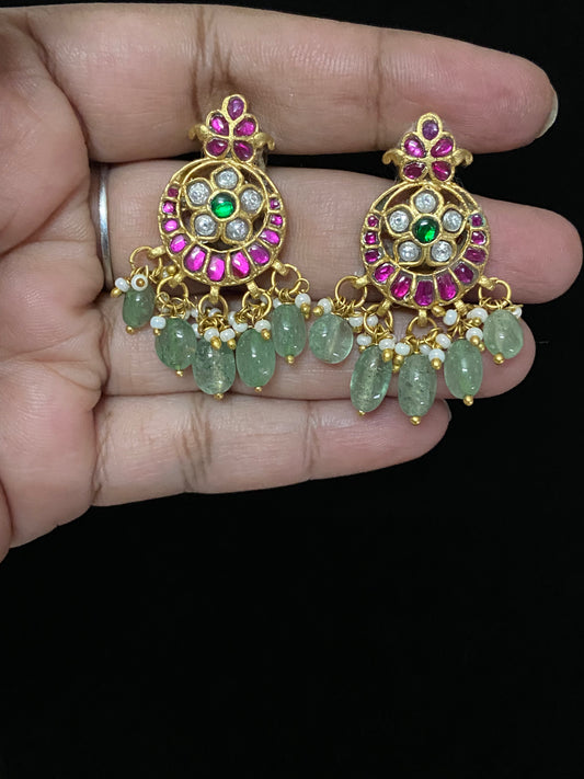Jadau Kundan Earrings | Indian Earrings