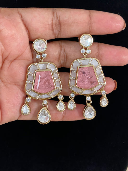 Polki Kundan Earrings | Indian Earrings