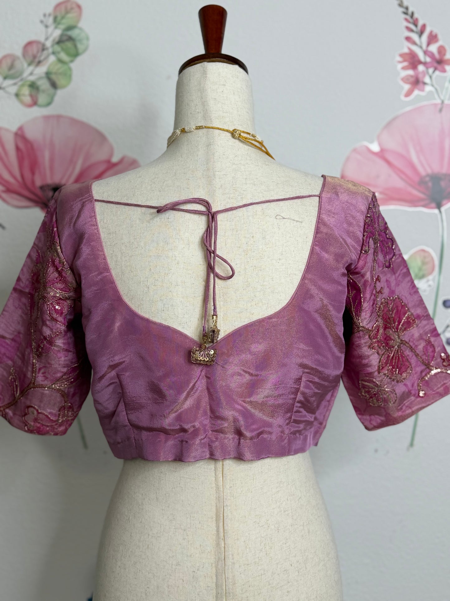 Printed Embroidery Blouse | Saree Readymade Blouses in USA