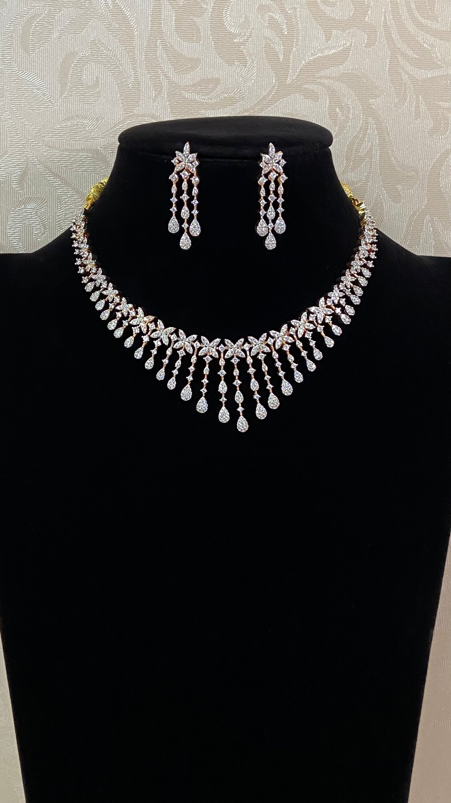 AD Simple Necklace Set | Indian Jewelry In USA | Gift Idea
