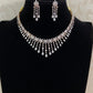 AD Simple Necklace Set | Indian Jewelry In USA | Gift Idea