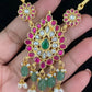 Traditional  Jadau Kudan Pendant Hasli  | Indian Jewelry In USA