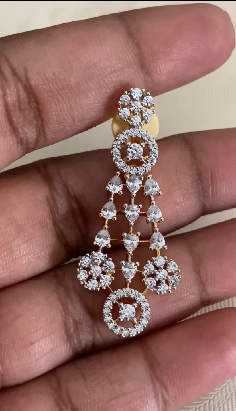 Beautiful AD Necklace With Earrings | Latest Necklace | Gift Idea