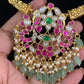 Jadau Kundan Pendant  Kante Necklace | Indian traditional jewelry