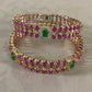 Ruby & Green Bangles | Indian Bangles