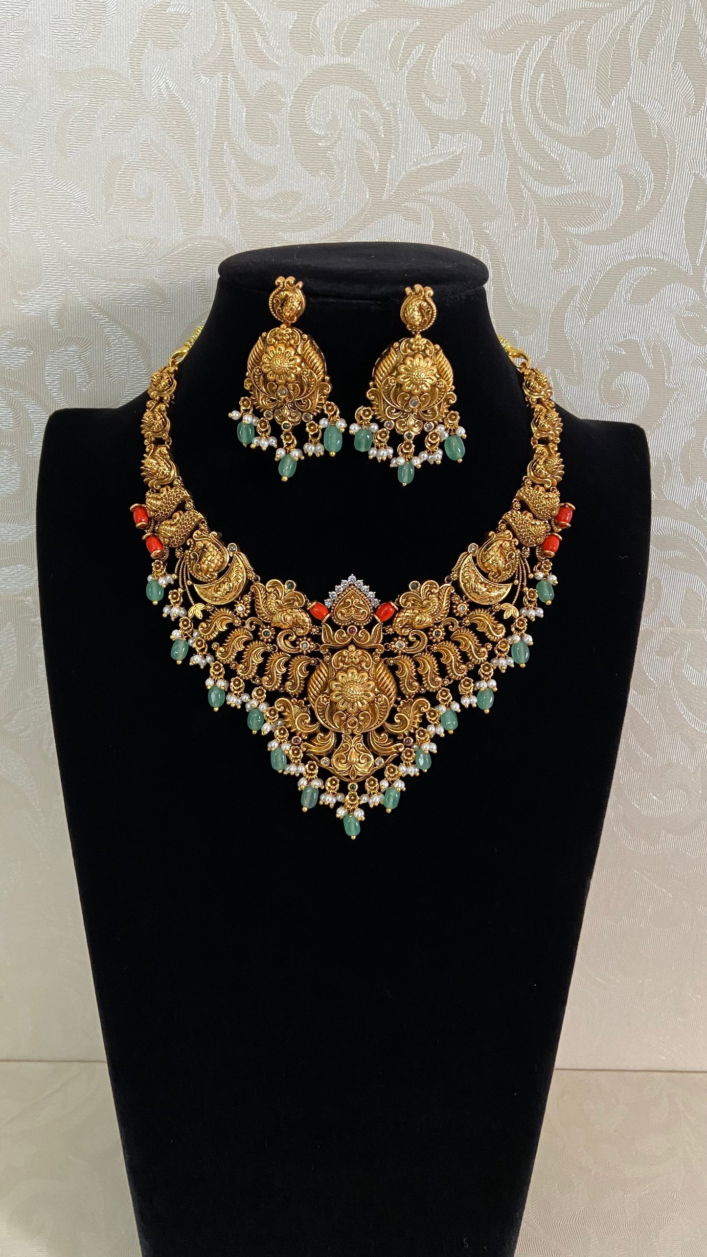 Antique Bridal Necklace Set | Indian Jewelry In USA