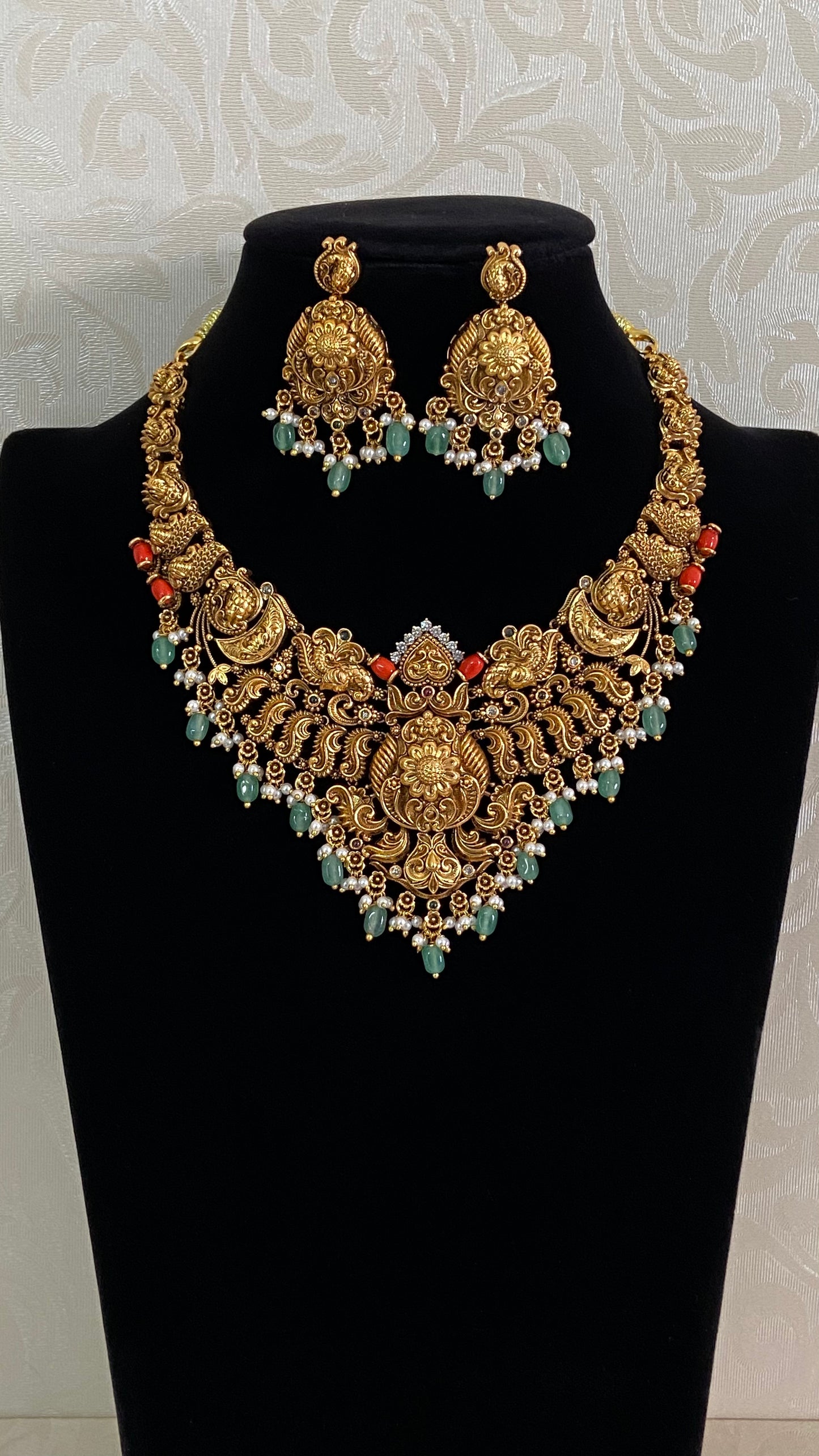 Antique Bridal Necklace Set | Indian Jewelry In USA